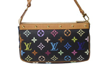 画像をギャラリービューアに読み込む, 極美品 LOUIS VUITTON ルイヴィトン モノグラムマルチ ポシェット アクセソワ―ル M92648 村上隆 ブラック 中古 64111