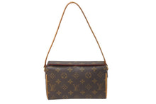 画像をギャラリービューアに読み込む, LOUIS VUITTON ルイヴィトン ハンドバッグ レシタル モノグラムキャンバス M51900 ブラウン 美品 中古 64113