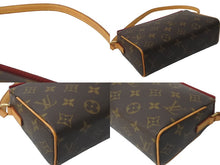 画像をギャラリービューアに読み込む, LOUIS VUITTON ルイヴィトン ハンドバッグ レシタル モノグラムキャンバス M51900 ブラウン 美品 中古 64113