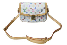 Load image into Gallery viewer, LouisVuitton ルイヴィトン ソローニュ ショルダーバッグ モノグラムマルチカラー M92661 ホワイト ゴールド金具 美品 中古 64117