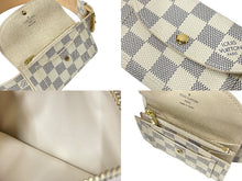 画像をギャラリービューアに読み込む, 新品同様 LOUISVUITTON ルイヴィトン サンチューポシェットソロ ベルト M9835 ダミエアズールキャンバス 90/36 中古 64121
