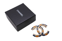 画像をギャラリービューアに読み込む, 極美品 CHANEL シャネル ブローチ マルチストーンモチーフ 20A ココマーク ゴールド ゴールド金具 中古 64125