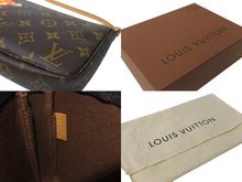 画像をギャラリービューアに読み込む, 極美品 LOUIS VUITTON ルイヴィトン ハンドバッグ ポシェット アクセソワール 村上隆 M51981 パンダ モノグラム 中古 64126