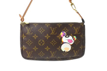 画像をギャラリービューアに読み込む, 極美品 LOUIS VUITTON ルイヴィトン ハンドバッグ ポシェット アクセソワール 村上隆 M51981 パンダ モノグラム 中古 64126