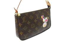 画像をギャラリービューアに読み込む, 極美品 LOUIS VUITTON ルイヴィトン ハンドバッグ ポシェット アクセソワール 村上隆 M51981 パンダ モノグラム 中古 64126