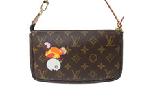 画像をギャラリービューアに読み込む, 極美品 LOUIS VUITTON ルイヴィトン ハンドバッグ ポシェット アクセソワール 村上隆 M51981 パンダ モノグラム 中古 64126