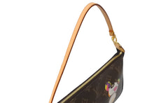 画像をギャラリービューアに読み込む, 極美品 LOUIS VUITTON ルイヴィトン ハンドバッグ ポシェット アクセソワール 村上隆 M51981 パンダ モノグラム 中古 64126