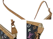 画像をギャラリービューアに読み込む, LOUIS VUITTON ルイヴィトン ポシェット アクセソワ―ル モノグラム マルチカラー M92648 村上隆 ブラック 美品 中古 64128