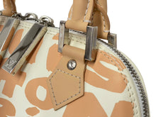 画像をギャラリービューアに読み込む, LOUIS VUITTON ルイヴィトン アルマPM ハンドバッグ M92178 モノグラムグラフィティ ホワイト シルバー 金具 美品 中古 64135