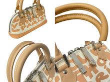 画像をギャラリービューアに読み込む, LOUIS VUITTON ルイヴィトン アルマPM ハンドバッグ M92178 モノグラムグラフィティ ホワイト シルバー 金具 美品 中古 64135