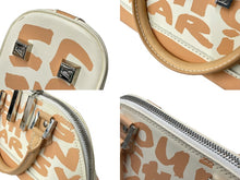画像をギャラリービューアに読み込む, LOUIS VUITTON ルイヴィトン アルマPM ハンドバッグ M92178 モノグラムグラフィティ ホワイト シルバー 金具 美品 中古 64135