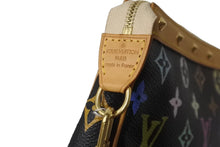 画像をギャラリービューアに読み込む, LOUIS VUITTON ルイヴィトン ポシェット アクセソワ―ル モノグラム マルチカラー M92648 村上隆 ブラック 美品 中古 64136