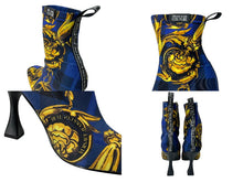 Load image into Gallery viewer, 新品未使用 VERSACE JEANS COUTURE ヴェルサーチ ジーンズ クチュール ブーツ サイズ36 71VA3SF3 総柄 中古 64143
