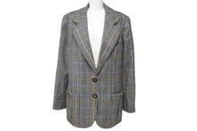 画像をギャラリービューアに読み込む, 極美品 CHANEL シャネル チェック ウール ジャケット マルチカラー 21866 アウター ココマーク ロゴ 柄 中古 64146
