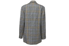 画像をギャラリービューアに読み込む, 極美品 CHANEL シャネル チェック ウール ジャケット マルチカラー 21866 アウター ココマーク ロゴ 柄 中古 64146