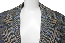 画像をギャラリービューアに読み込む, 極美品 CHANEL シャネル チェック ウール ジャケット マルチカラー 21866 アウター ココマーク ロゴ 柄 中古 64146