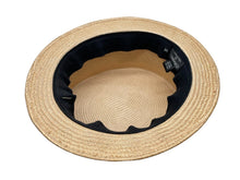 画像をギャラリービューアに読み込む, 極美品 CHANEL シャネル ココマーク ストロー ハット ベージュ 藁 帽子 ロゴ ブラック 小物 サイズM 中古 64158