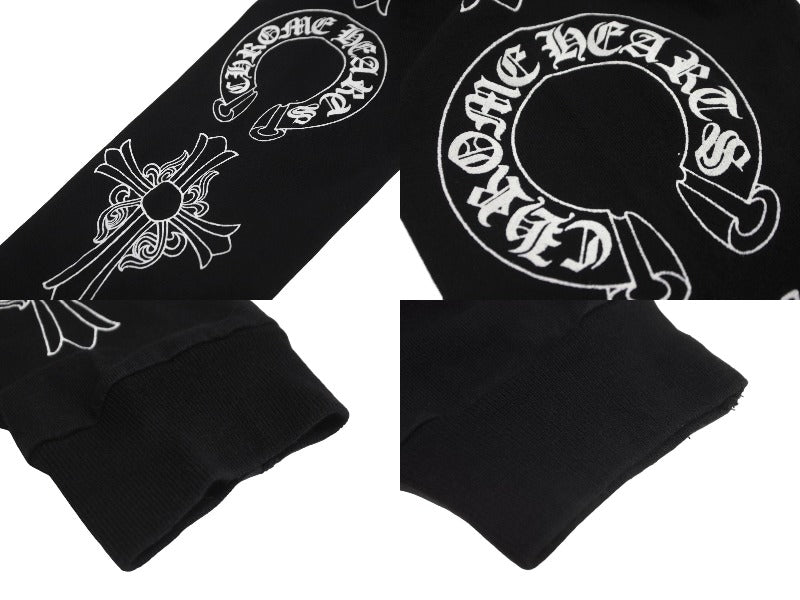 極美品 CHROME HEARTS クロムハーツ 長袖Ｔシャツ サイズS CHクロス ...