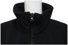 Load image into Gallery viewer, PRADA プラダ ルナロッサ スポーツ ジップアップ フリース ジャケット ブラック ポリエステル ナイロン サイズS 美品 中古 64170