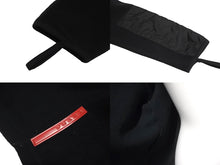 Load image into Gallery viewer, PRADA プラダ ルナロッサ スポーツ ジップアップ フリース ジャケット ブラック ポリエステル ナイロン サイズS 美品 中古 64170