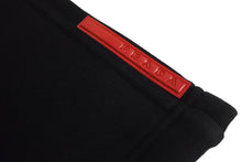 画像をギャラリービューアに読み込む, PRADA SPORTS プラダスポーツ ロゴ ラバー スウェット パンツ ブラック ボトムス 黒 サイズM 美品 中古 64171