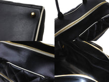 画像をギャラリービューアに読み込む, 極美品 CHANEL シャネル スポーツ ロゴマトラッセ ボストンバッグ ブラック ホワイト 3番台 ロゴ ゴールド金具 中古 64178