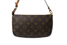 画像をギャラリービューアに読み込む, LOUISVUITTON ルイヴィトン ミニアクセサリーポーチ ポシェットアクセソワール モノグラム ブラウン ベージュ 中古 64189