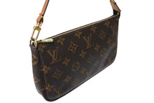画像をギャラリービューアに読み込む, LOUISVUITTON ルイヴィトン ミニアクセサリーポーチ ポシェットアクセソワール モノグラム ブラウン ベージュ 中古 64189