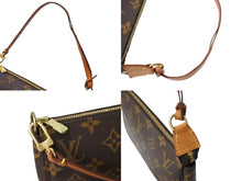 画像をギャラリービューアに読み込む, LOUISVUITTON ルイヴィトン ミニアクセサリーポーチ ポシェットアクセソワール モノグラム ブラウン ベージュ 中古 64189