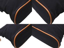Load image into Gallery viewer, HERMES エルメス ボリードポーチ ミニ ロゴ ラウンド型 キャンバス レザー ブラック ブラウン シルバー金具 良品 中古 64191