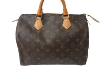 Load image into Gallery viewer, LOUIS VUITTON ルイ ヴィトン スピーディ30 ハンドバッグ M41108 新型 モノグラムキャンバス ブラウン 美品 中古 64197