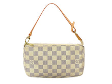 Load image into Gallery viewer, 極美品 LOUISVUITTON ルイヴィトン ポシェットアクセソワール アクセサリーポーチ ダミエ アズール N51986 中古 64204