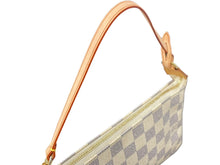 画像をギャラリービューアに読み込む, 極美品 LOUISVUITTON ルイヴィトン ポシェットアクセソワール アクセサリーポーチ ダミエ アズール N51986 中古 64204