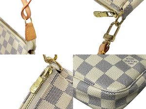 極美品 LOUISVUITTON ルイヴィトン ポシェットアクセソワール アクセサリーポーチ ダミエ アズール N51986 中古 64204 –  Casanova Vintage