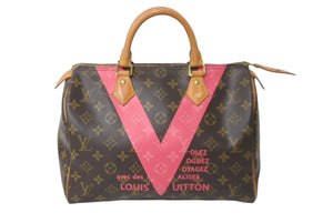 LouisVuitton ルイヴィトン V スピーディ30 ボストンバッグ モノグラムV M41533 モノグラムキャンバス 美品 中古 64205  – Casanova Vintage