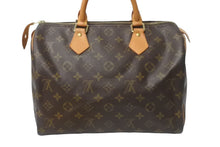 画像をギャラリービューアに読み込む, LOUIS VUITTON ルイヴィトン スピーディー30 M41526 ハンドバッグ モノグラム キャンバス ブラウン 美品 中古 64207