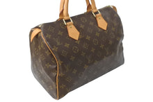 画像をギャラリービューアに読み込む, LOUIS VUITTON ルイヴィトン スピーディー30 M41526 ハンドバッグ モノグラム キャンバス ブラウン 美品 中古 64207