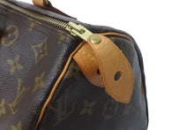画像をギャラリービューアに読み込む, LOUIS VUITTON ルイヴィトン スピーディー30 M41526 ハンドバッグ モノグラム キャンバス ブラウン 美品 中古 64207