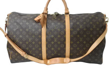 画像をギャラリービューアに読み込む, LOUIS VUITTON ルイヴィトン キーポルバンドリエール60 ボストンバッグ M41412 モノグラム 美品 中古 64208
