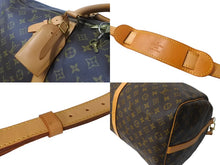 画像をギャラリービューアに読み込む, LOUIS VUITTON ルイヴィトン キーポルバンドリエール60 ボストンバッグ M41412 モノグラム 美品 中古 64208