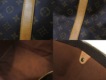 画像をギャラリービューアに読み込む, LOUIS VUITTON ルイヴィトン キーポルバンドリエール60 ボストンバッグ M41412 モノグラム 美品 中古 64208