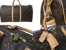 画像をギャラリービューアに読み込む, LOUIS VUITTON ルイヴィトン キーポルバンドリエール60 ボストンバッグ M41412 モノグラム 美品 中古 64208