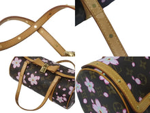 Load image into Gallery viewer, LOUIS VUITTON ルイヴィトン モノグラム 村上隆 チェリーブロッサム パピヨン ブラウン M92009 美品 中古 64238