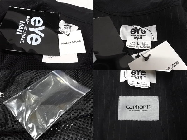 新品同様 eYe JUNYA WATANABE MAN × CARHARTT ジュンヤワタナベ カーハート ジャケット サイズL WM-J906-100-1-4 中古 64247