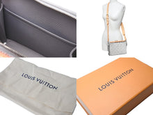 画像をギャラリービューアに読み込む, LOUIS VUITTON ルイヴィトン ミラー ハンドル ソフトトランク M45885 ショルダーバッグ シルバー 美品 中古 64248