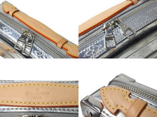 画像をギャラリービューアに読み込む, LOUIS VUITTON ルイヴィトン ミラー ハンドル ソフトトランク M45885 ショルダーバッグ シルバー 美品 中古 64248
