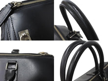 画像をギャラリービューアに読み込む, LOUIS VUITTON ルイヴィトン ネオグリニッジ ボストンバッグ N41164 ダミエグラフィット ブラック シルバー金具 良品 中古 64266