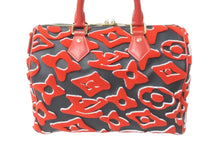 画像をギャラリービューアに読み込む, 極美品 LOUIS VUITTON ルイヴィトン ウルス フィッシャー ハンドバッグ M45552 スピーディバンドリエール25 レッド系 中古 64270