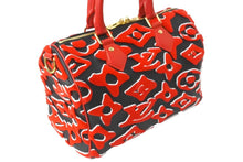 画像をギャラリービューアに読み込む, 極美品 LOUIS VUITTON ルイヴィトン ウルス フィッシャー ハンドバッグ M45552 スピーディバンドリエール25 レッド系 中古 64270