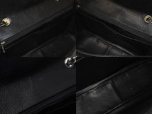 Load image into Gallery viewer, CHANEL シャネル チェーンショルダーバッグ マトラッセ 30CM シングルフラップ ブラックシルバー 13番台 中古 64274